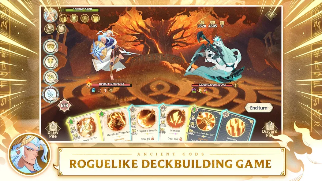 Скачать Ancient Gods: Card Battle RPG (Эншент Годс) взлом на бесконечные деньги + мод меню screen 2