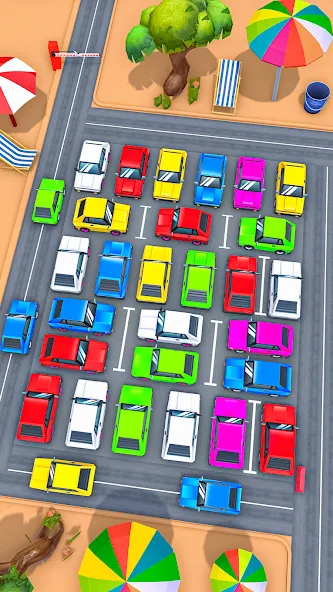 Скачать Traffic Jam Puzzle Games 3D взлом на бесконечные деньги + мод меню screen 2