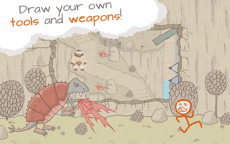 Скачать Draw a Stickman: EPIC Free (Нарисуй палочного человечка) взлом на бесконечные деньги + мод меню screen 4