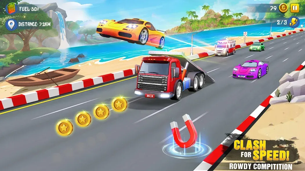 Скачать Mini Car Racing Game Legends взлом на бесконечные деньги + мод меню screen 3