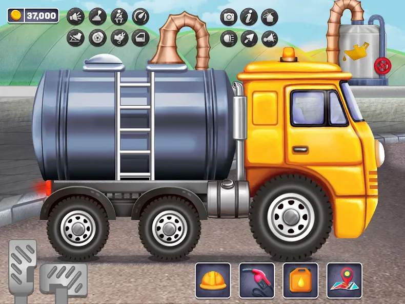 Скачать Oil Tanker Truck Games взлом на бесконечные деньги + мод меню screen 5