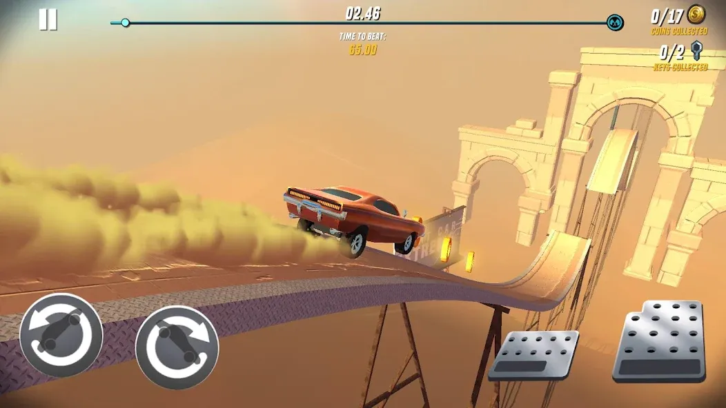 Скачать Stunt Car Extreme (Стант Кар Экстрим) взлом на бесконечные деньги + мод меню screen 3