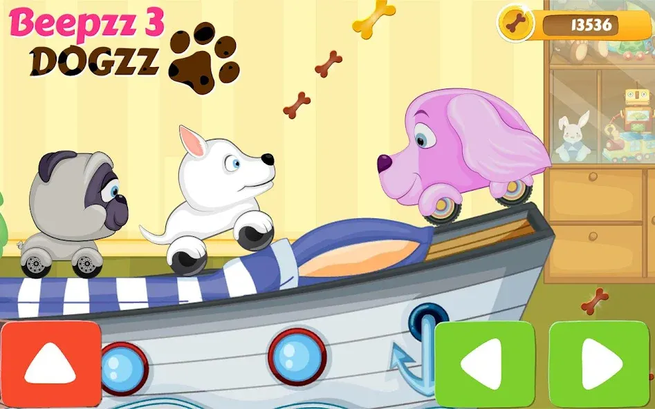 Скачать Racing games for kids — Dogs взлом на бесконечные деньги + мод меню screen 1