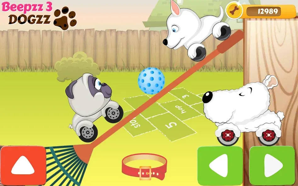 Скачать Racing games for kids — Dogs взлом на бесконечные деньги + мод меню screen 4