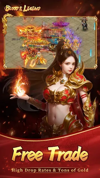 Скачать Blood&Legend:Dragon King idle взлом на бесконечные деньги + мод меню screen 2