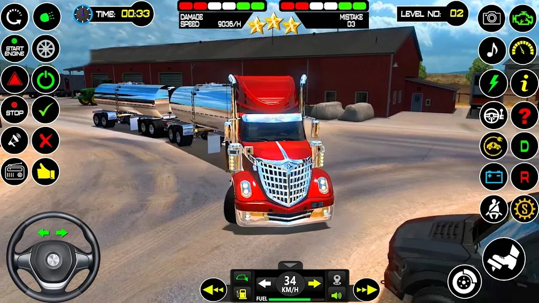 Скачать US Truck Driving Cargo Game 3D (Американский грузовик водителя) взлом на бесконечные деньги + мод меню screen 2