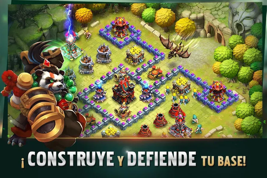 Скачать Clash of Lords 2: Español (Клэш оф Лордс 2) взлом на бесконечные деньги + мод меню screen 1