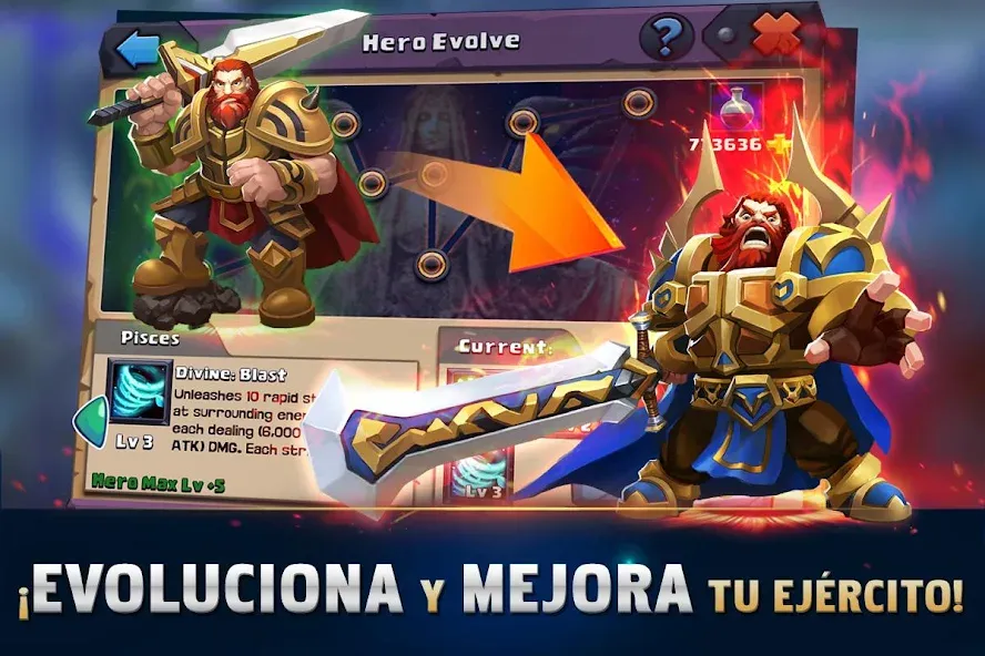 Скачать Clash of Lords 2: Español (Клэш оф Лордс 2) взлом на бесконечные деньги + мод меню screen 3