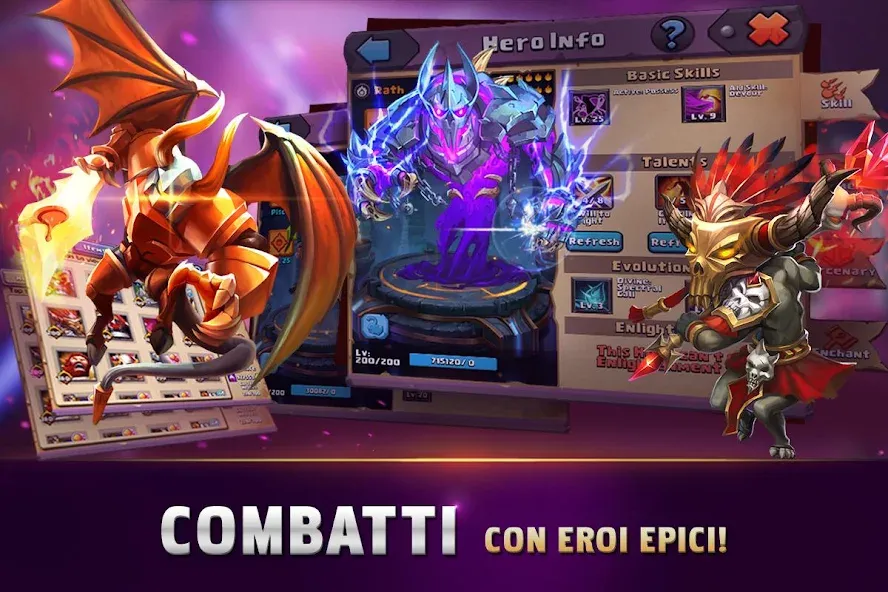 Скачать Clash of Lords 2: Italiano (Клэш оф Лордс 2) взлом на бесконечные деньги + мод меню screen 2