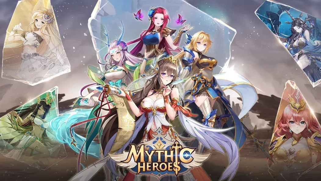 Скачать Mythic Heroes: Idle RPG взлом на бесконечные деньги + мод меню screen 1