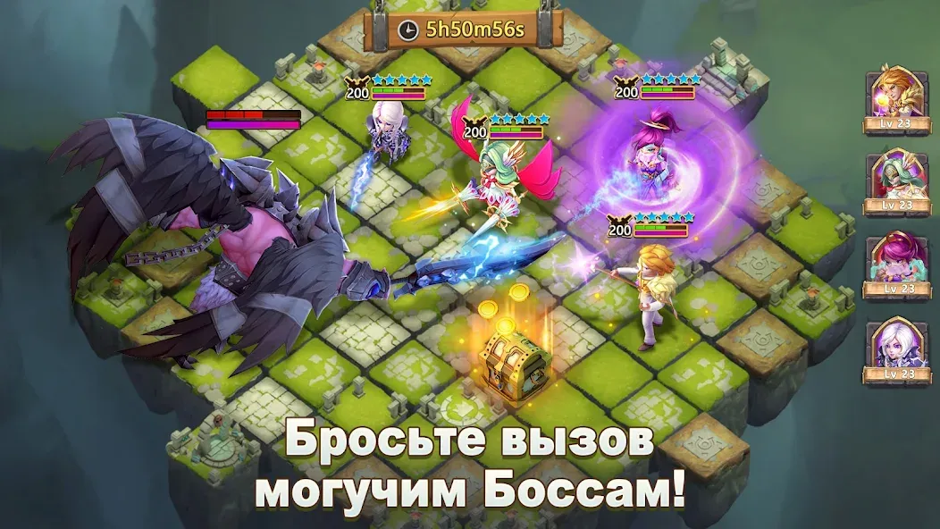 Скачать Castle Clash: Правитель мира (Кастл Клаш) взлом на бесконечные деньги + мод меню screen 3