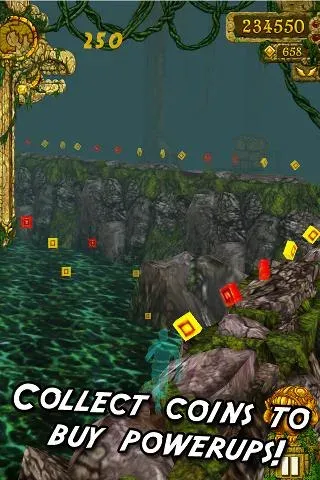 Скачать Temple Run (Темпл Ран) взлом на бесконечные деньги + мод меню screen 2