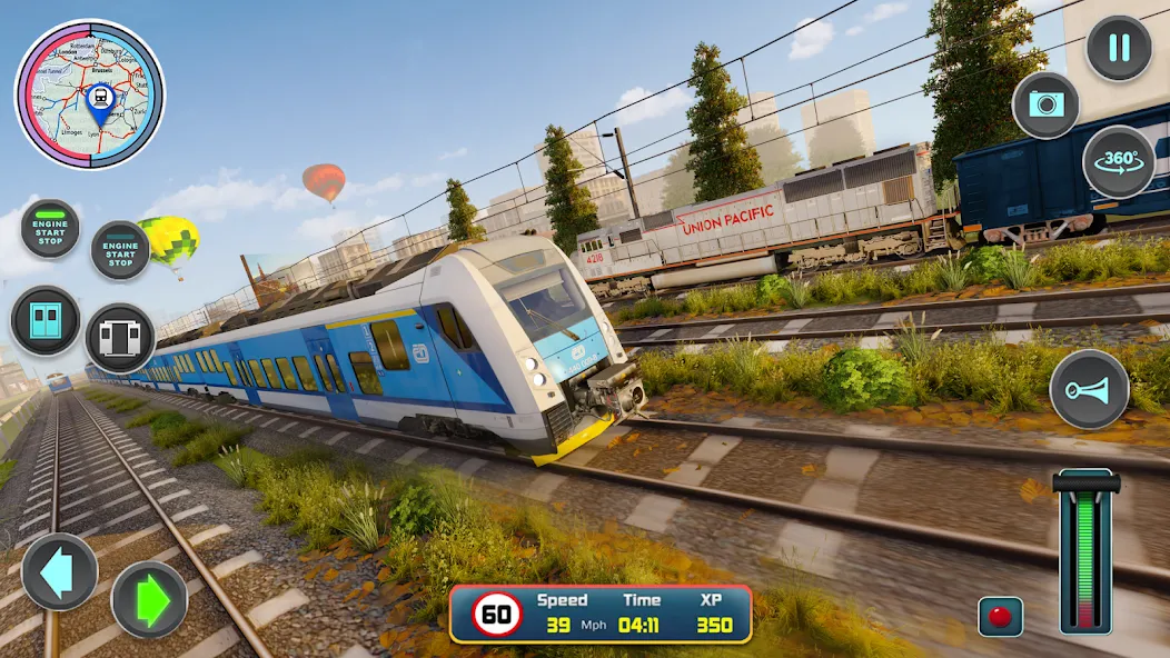 Скачать City Train Driver- Train Games взлом на бесконечные деньги + мод меню screen 3