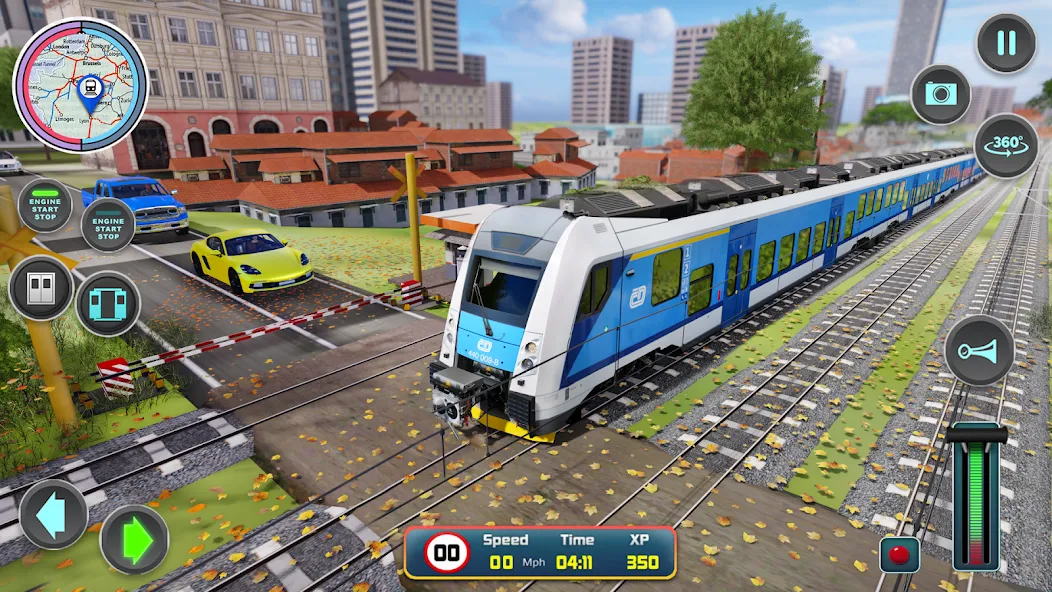 Скачать City Train Driver- Train Games взлом на бесконечные деньги + мод меню screen 4