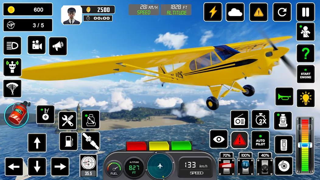 Скачать Pilot Flight Simulator Games взлом на бесконечные деньги + мод меню screen 5