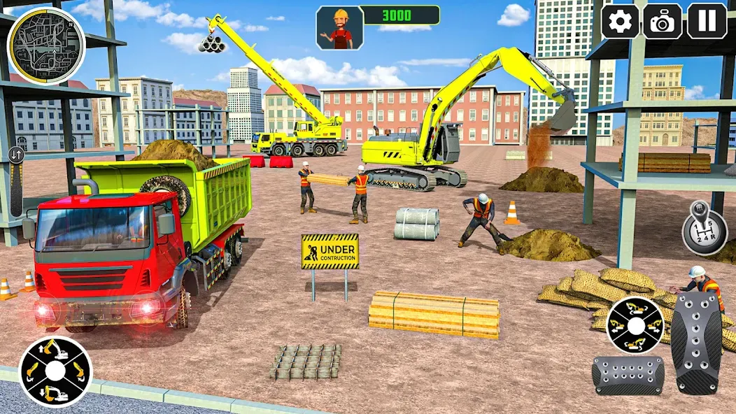 Скачать City Construction Simulator 3D взлом на бесконечные деньги + мод меню screen 4