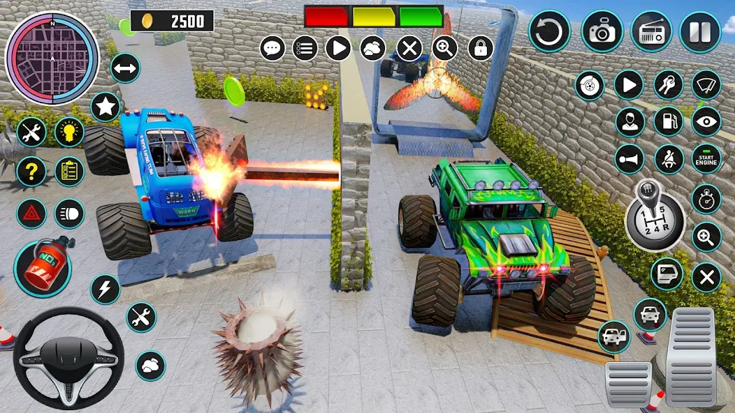 Скачать Monster Truck Maze Puzzle Game взлом на бесконечные деньги + мод меню screen 4