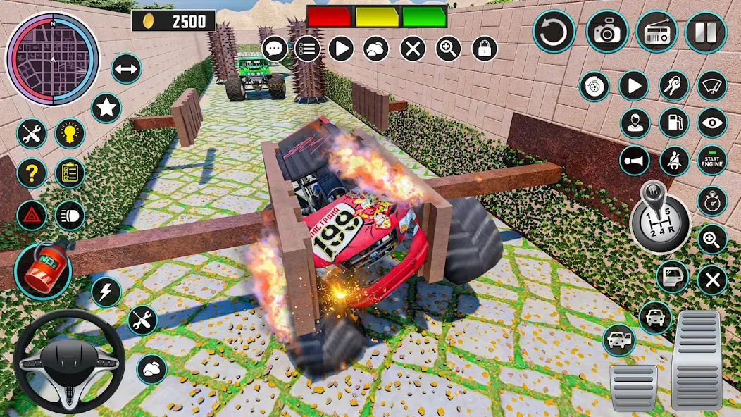 Скачать Monster Truck Maze Puzzle Game взлом на бесконечные деньги + мод меню screen 5