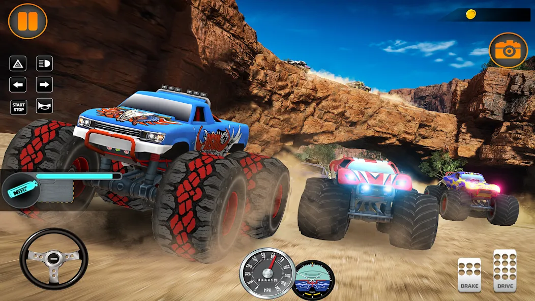 Скачать Monster Truck Off Road Racing взлом на бесконечные деньги + мод меню screen 4