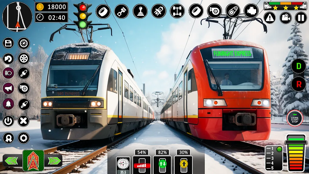 Скачать City Train Games Driver Sim 3D взлом на бесконечные деньги + мод меню screen 2