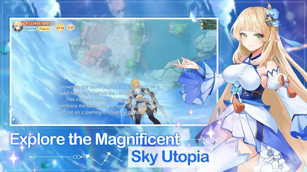 Скачать Sky Utopia (Скай Утопия) взлом на бесконечные деньги + мод меню screen 2