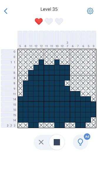 Скачать Pixel Art: Logic Nonogram (Пиксельное искусство головоломка) взлом на бесконечные деньги + мод меню screen 4