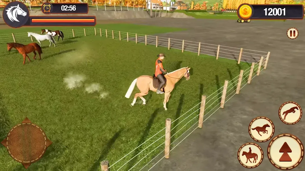 Скачать My Horse Herd Care Simulator (Мой симулятор ухода за стадом лошадей) взлом на бесконечные деньги + мод меню screen 2