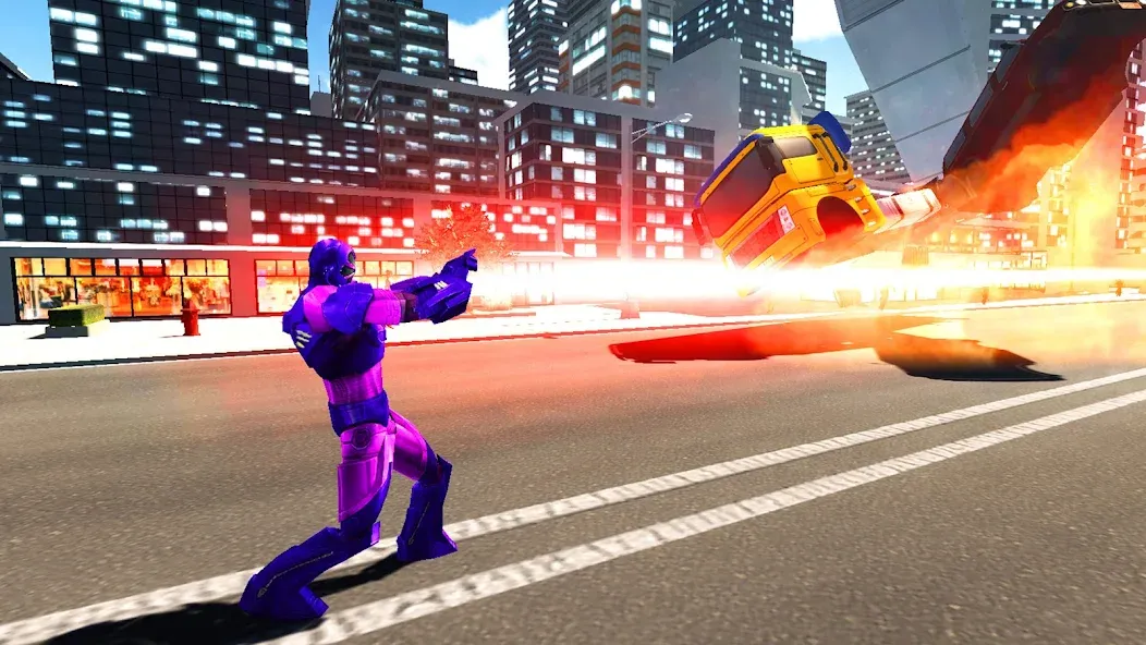 Скачать Super city hero:Iron Hero War (Супер сити герой) взлом на бесконечные деньги + мод меню screen 2