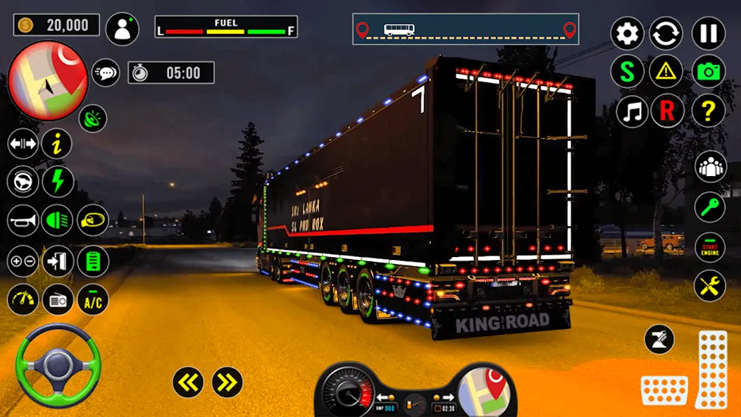 Скачать US Truck City Transport Sim 3d взлом на бесконечные деньги + мод меню screen 2