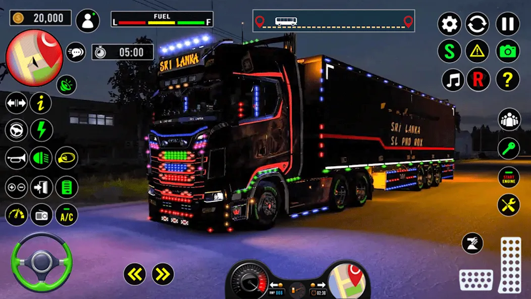 Скачать US Truck City Transport Sim 3d взлом на бесконечные деньги + мод меню screen 3