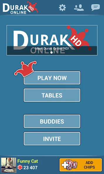 Скачать Durak Online HD взлом на бесконечные деньги + мод меню screen 2