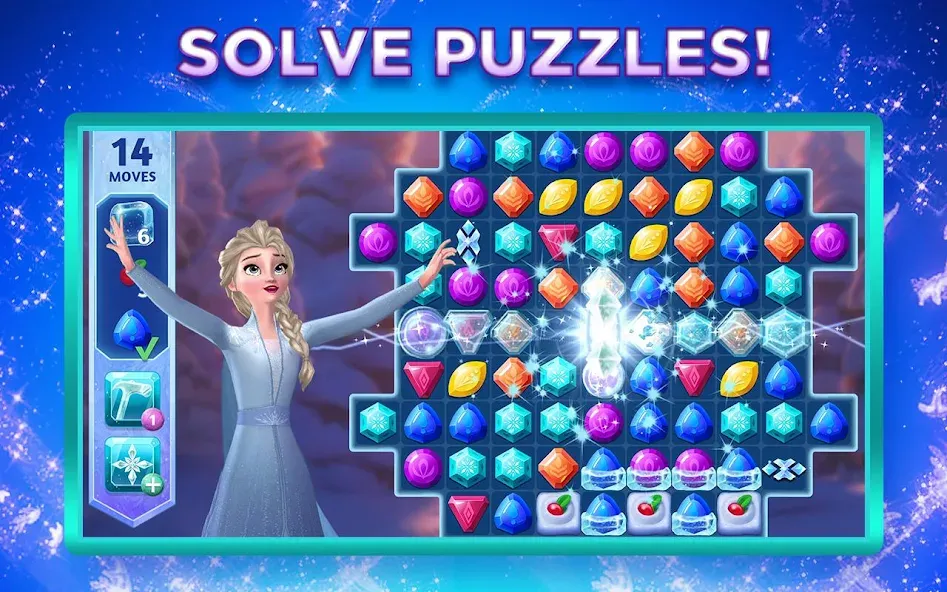 Скачать Disney Frozen Adventures (Дисней) взлом на бесконечные деньги + мод меню screen 1