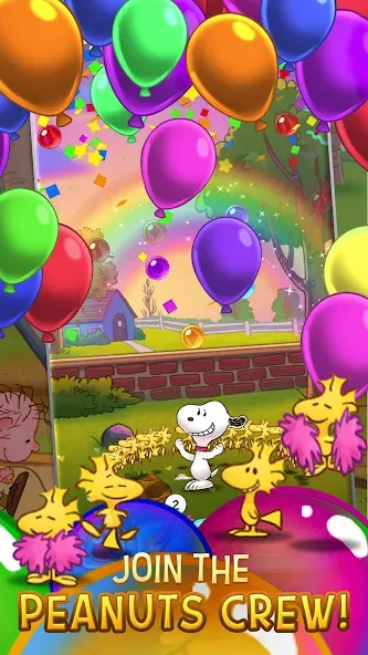 Скачать Bubble Shooter — Snoopy POP! (Бабл шутер) взлом на бесконечные деньги + мод меню screen 5