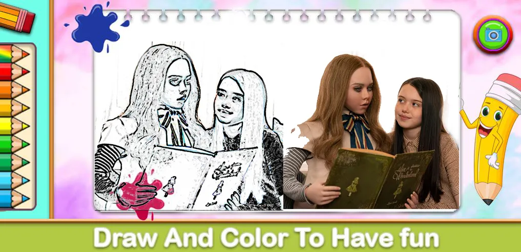 Скачать Megan Coloring Game взлом на бесконечные деньги + мод меню screen 2