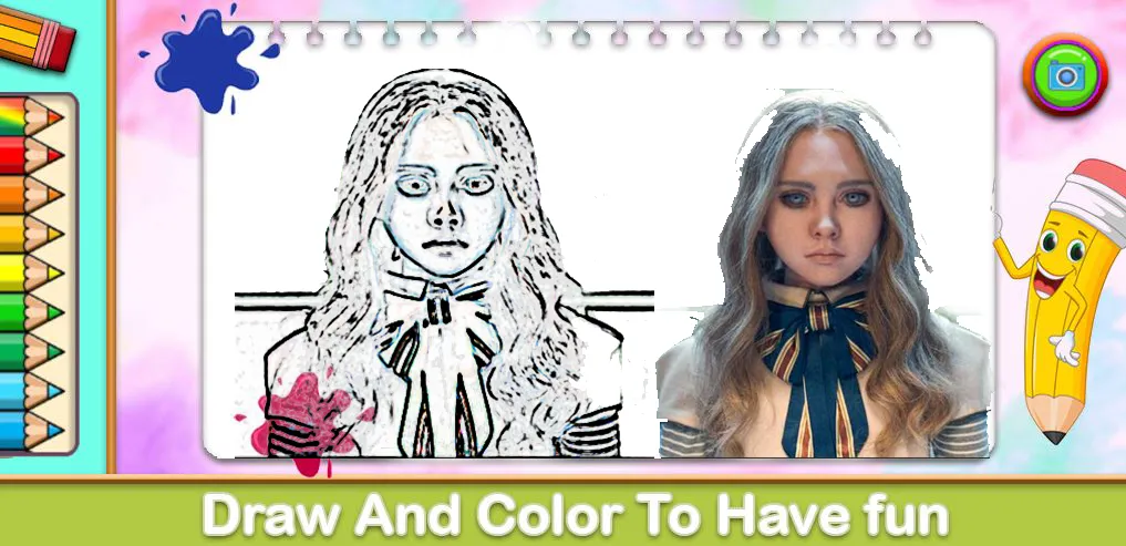 Скачать Megan Coloring Game взлом на бесконечные деньги + мод меню screen 4