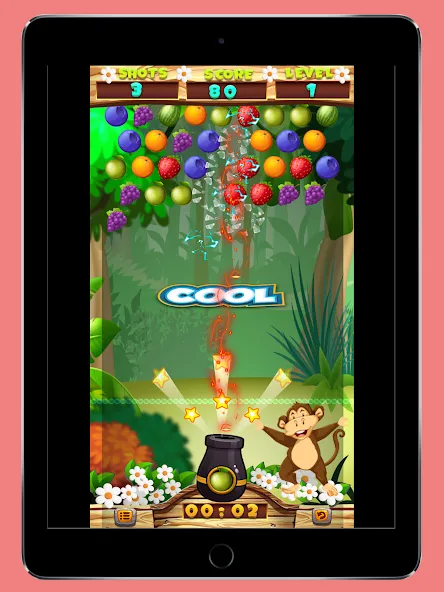 Скачать Fruits Shooter Pop (Фрутс Шутер Поп) взлом на бесконечные деньги + мод меню screen 1