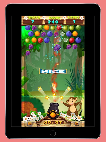 Скачать Fruits Shooter Pop (Фрутс Шутер Поп) взлом на бесконечные деньги + мод меню screen 2