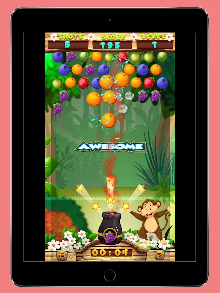 Скачать Fruits Shooter Pop (Фрутс Шутер Поп) взлом на бесконечные деньги + мод меню screen 3