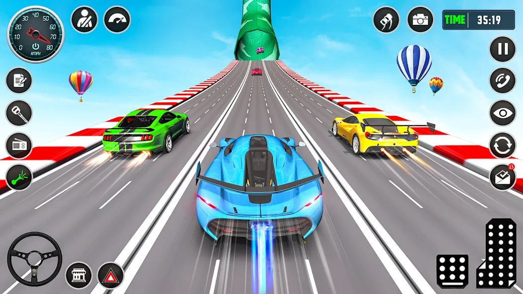 Скачать Ramp Car Stunt Racing Game (Крейзи Кар Стантс) взлом на бесконечные деньги + мод меню screen 5