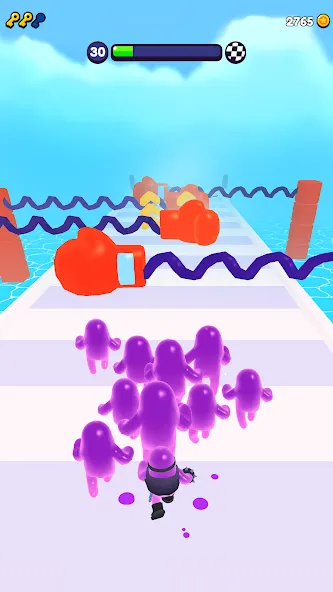 Скачать Join Blob Clash 3D: Mob Runner (Джойн Блоб Клаш 3D) взлом на бесконечные деньги + мод меню screen 2