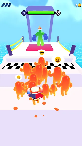 Скачать Join Blob Clash 3D: Mob Runner (Джойн Блоб Клаш 3D) взлом на бесконечные деньги + мод меню screen 5