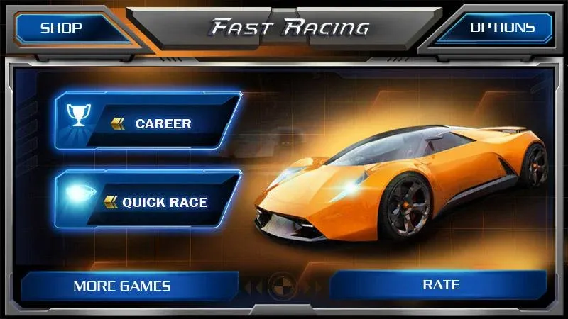 Скачать Fast Racing 3D взлом на бесконечные деньги + мод меню screen 5