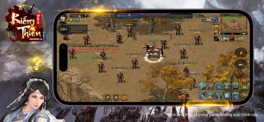 Скачать Kiếm Thiên Mobile взлом на бесконечные деньги + мод меню screen 1