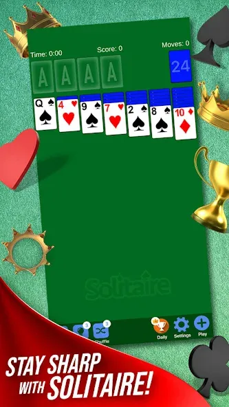 Скачать Solitaire + Card Game by Zynga взлом на бесконечные деньги + мод меню screen 1