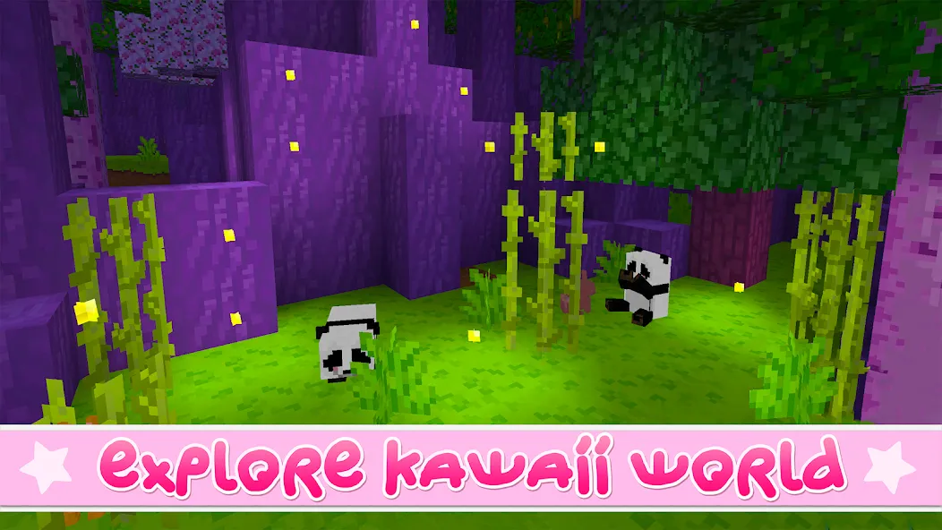 Скачать Kawaii World — Craft and Build (Кавайи Ворлд) взлом на бесконечные деньги + мод меню screen 3