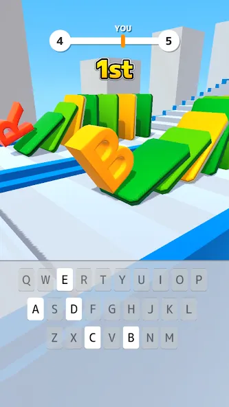 Скачать Type Spin: alphabet run game (Тайп Спин) взлом на бесконечные деньги + мод меню screen 1