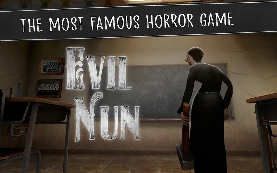 Скачать Evil Nun: Horror at School (Ивил Нан) взлом на бесконечные деньги + мод меню screen 1