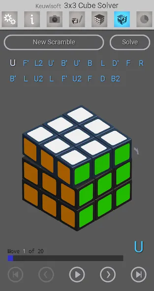 Скачать 3×3 Cube Solver (х3 кубик решатель) взлом на бесконечные деньги + мод меню screen 4