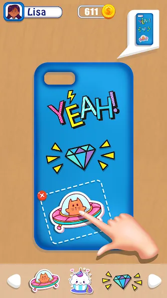 Скачать Phone Case DIY Mobile Games взлом на бесконечные деньги + мод меню screen 4