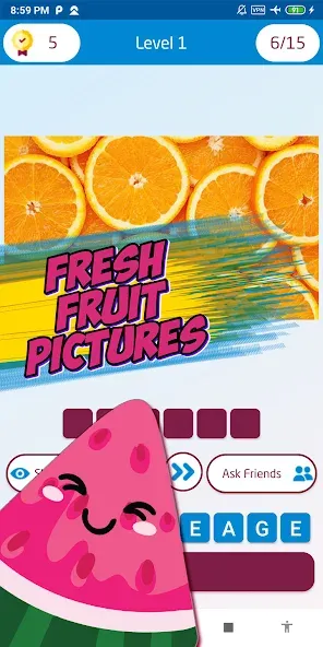 Скачать Guess the fruit name game взлом на бесконечные деньги + мод меню screen 4